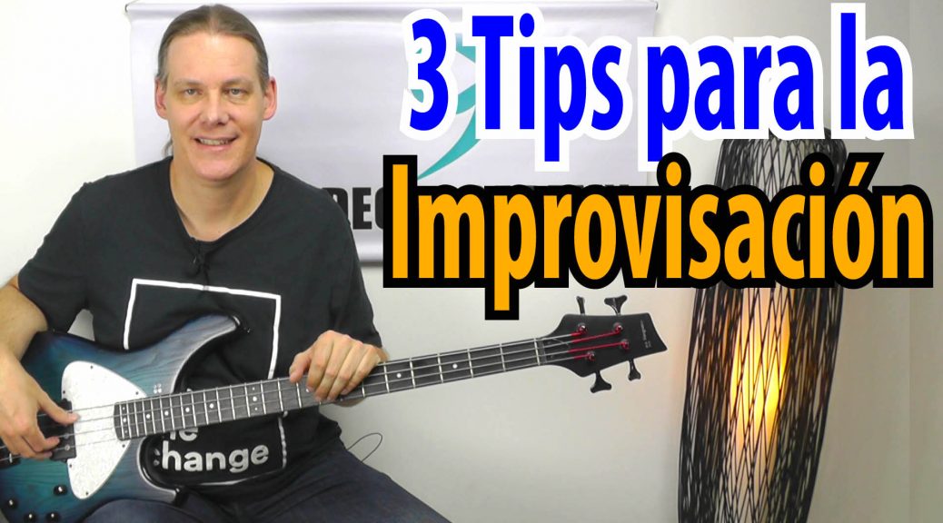 Bajista muestra tres trucos para improvisar mejor